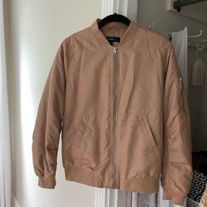 tan bomber jacket